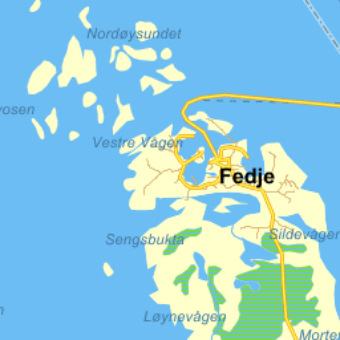 fedje map